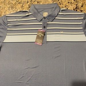 Brand new callaway golf polo. New with tags. A true size xxl and NOT a slim fit.